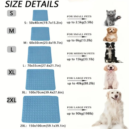 Tapis rafraîchissant chien été. Grand, durable. Accessoire animal, chat, tapis