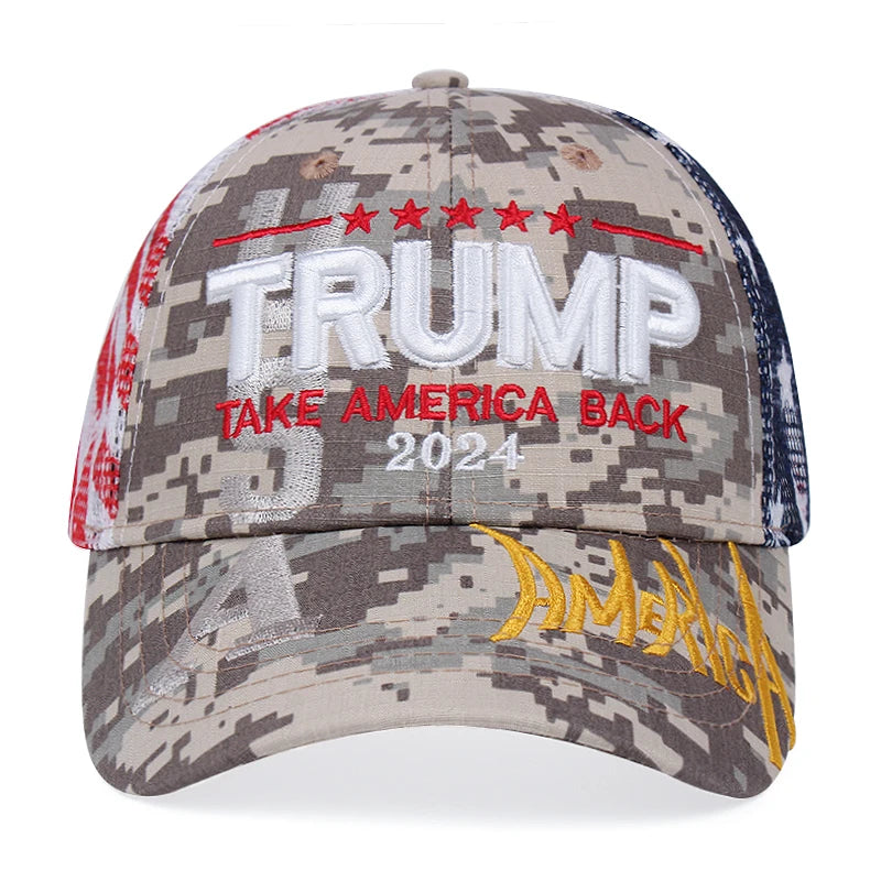 New Donald Trump Cap USA Embroidery Batch Hat Caps Keep America Great Snapback Presidential Cap Unisex