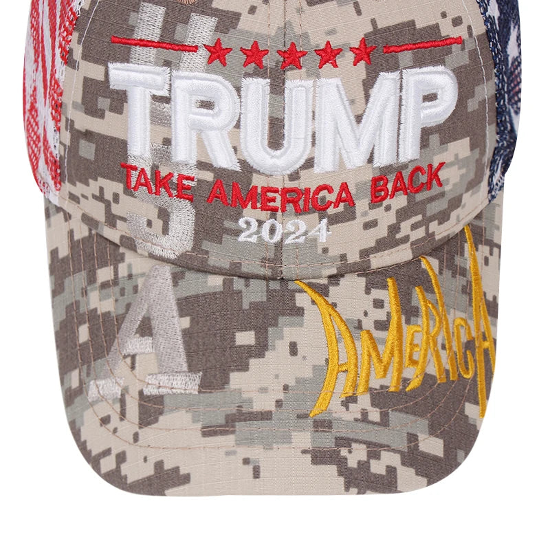 New Donald Trump Cap USA Embroidery Batch Hat Caps Keep America Great Snapback Presidential Cap Unisex