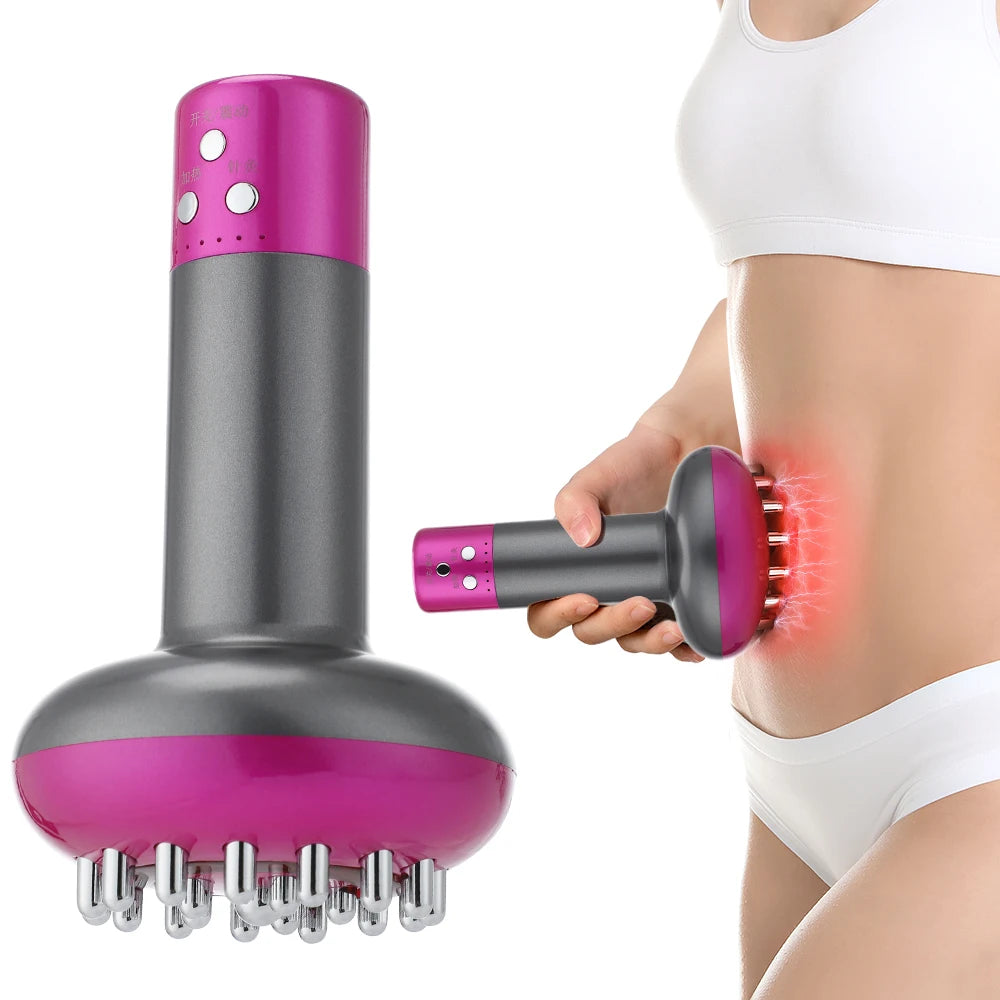 Massager électrique: EMS, microcourant, vibration, compression chaude, détox, minceur, brûle-graisse