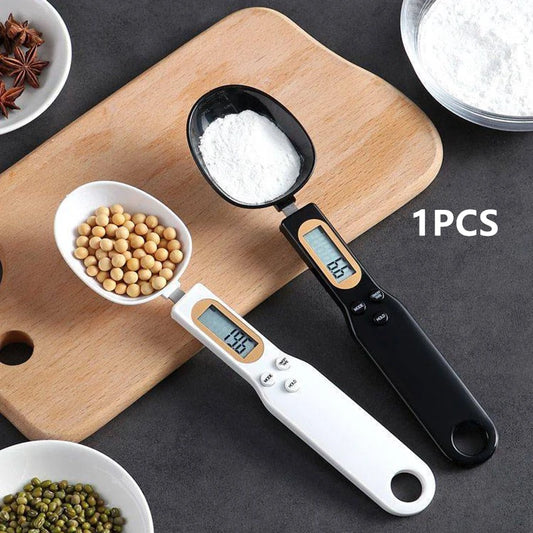 Balance de Cuisine Électronique 500g avec Cuillère de Mesure LCD. Haute Précision et Facile à Utiliser, doseur