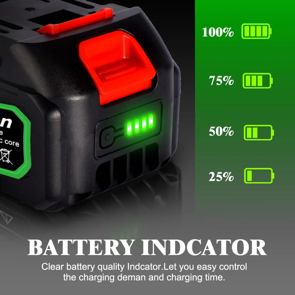 Tronçonneuse Électrique Sans Fil Gisam 6 Pouces, Rechargeable, batterie 18V