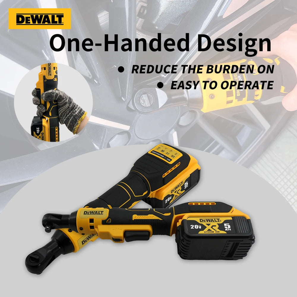 Dewalt Electric Ratchet Wrench DCF512 20V Battery Cordless Driver DCF512 Removal Screw Nut 3/8" Driver Power Tools Impact wrench