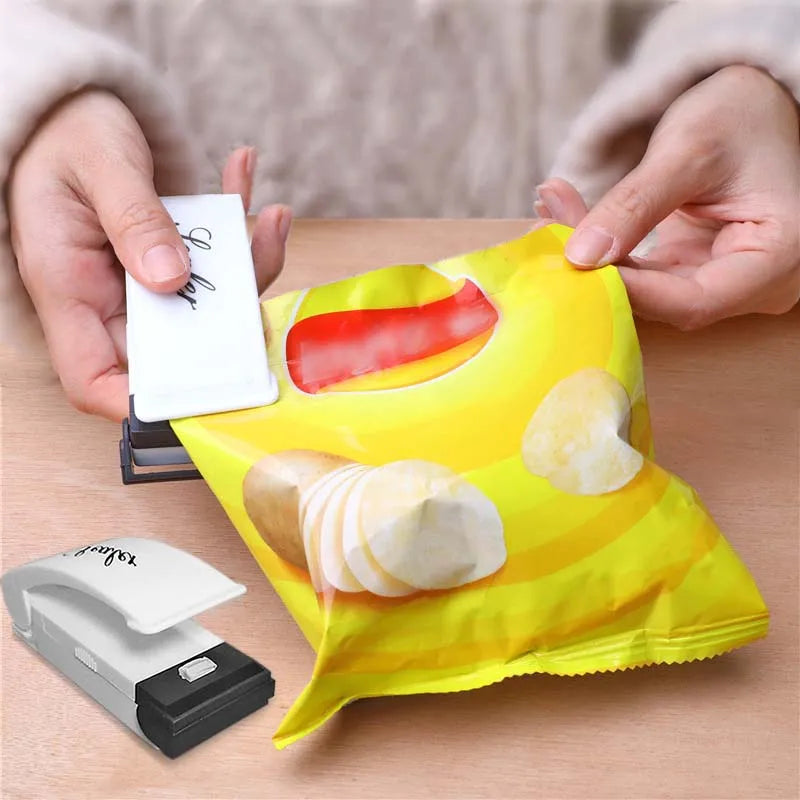 Scelleuse de sacs en plastique pour emballage alimentaire, machine portable pour sceller les sachets