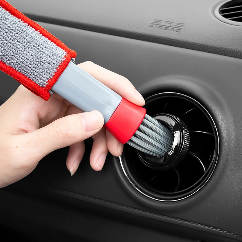 Brosse polyvalente pour nettoyage sortie d'air voiture : accessoire intérieur, dépoussiérage