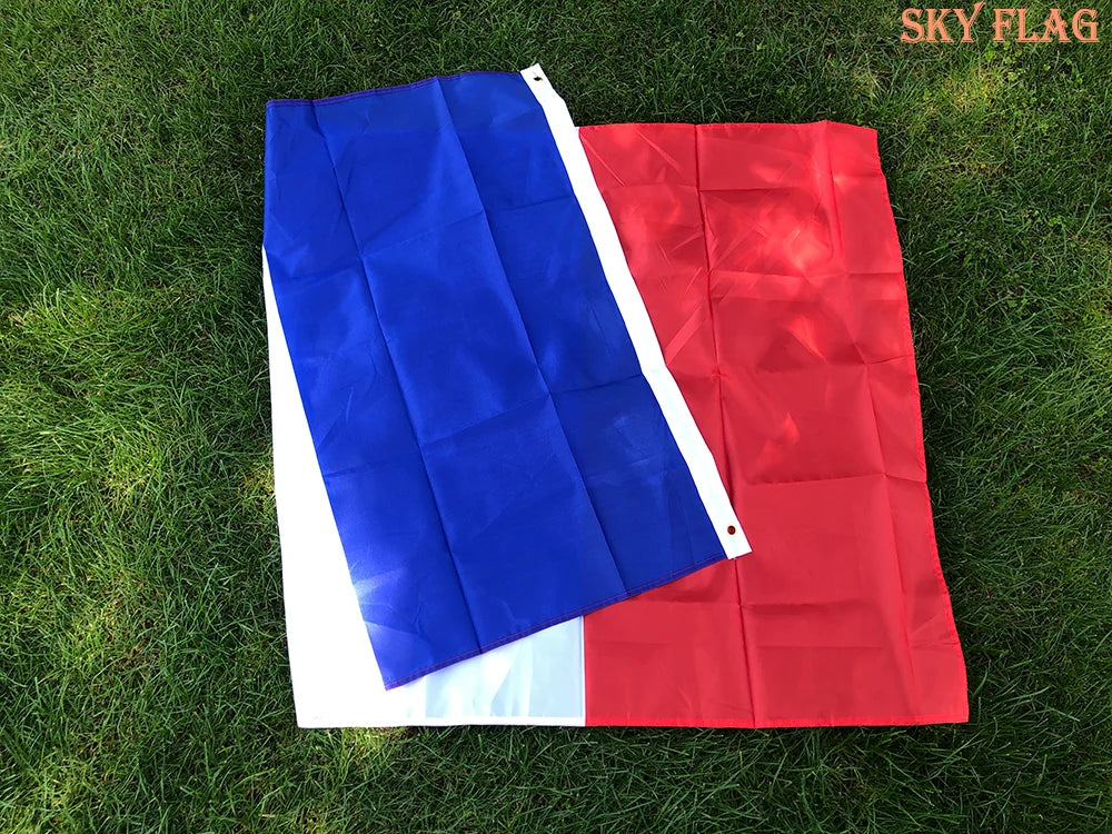 Drapeau Français Original 60 x 90 ou 90 x 150cm. Neuf, France, Euro2024