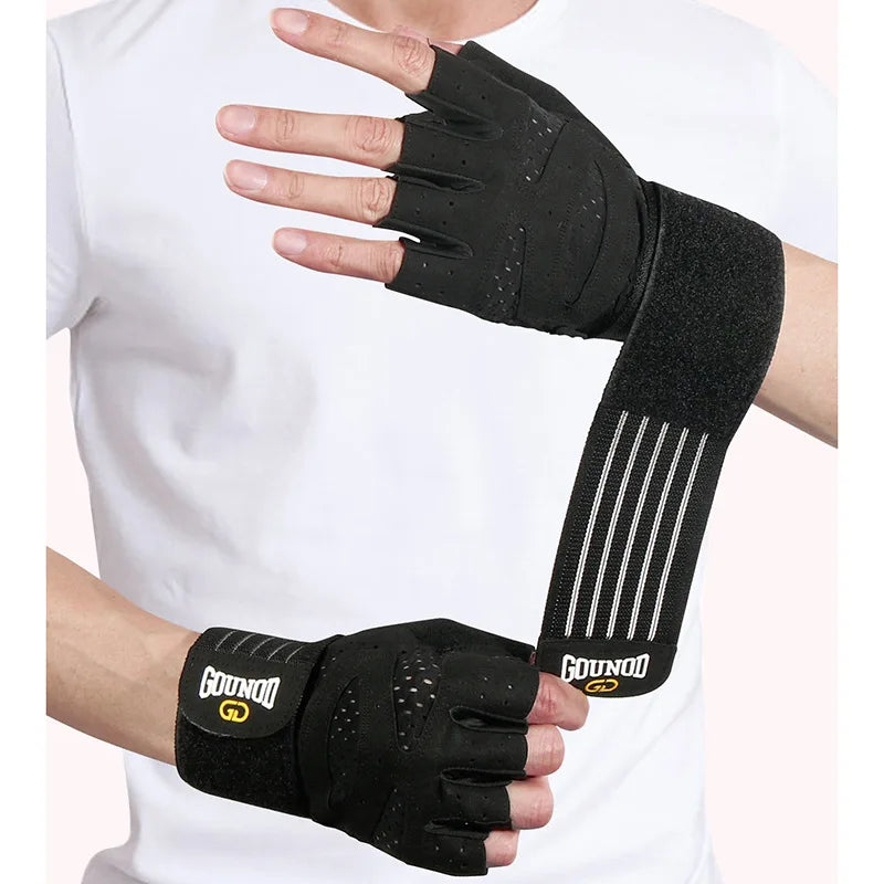 Gants Musculation avec Support Poignet, Antidérapants, sport, fitness, poids