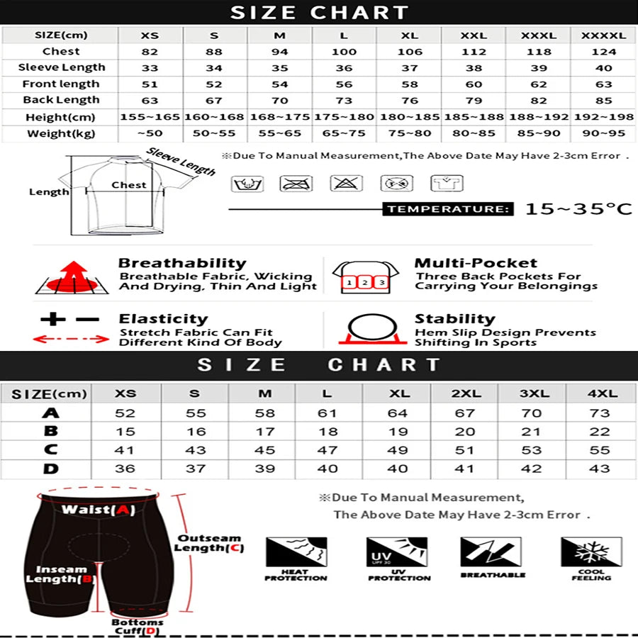 Ensemble cyclisme été homme : maillot, cuissard, pantalon, respirant, coupe laser, 2023