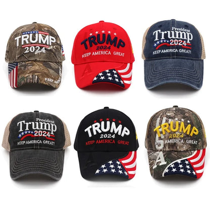 Trump Hat MAGA Hat Take America Back MAGA USA Embroidery Adjustable Baseball Cap For Men Women