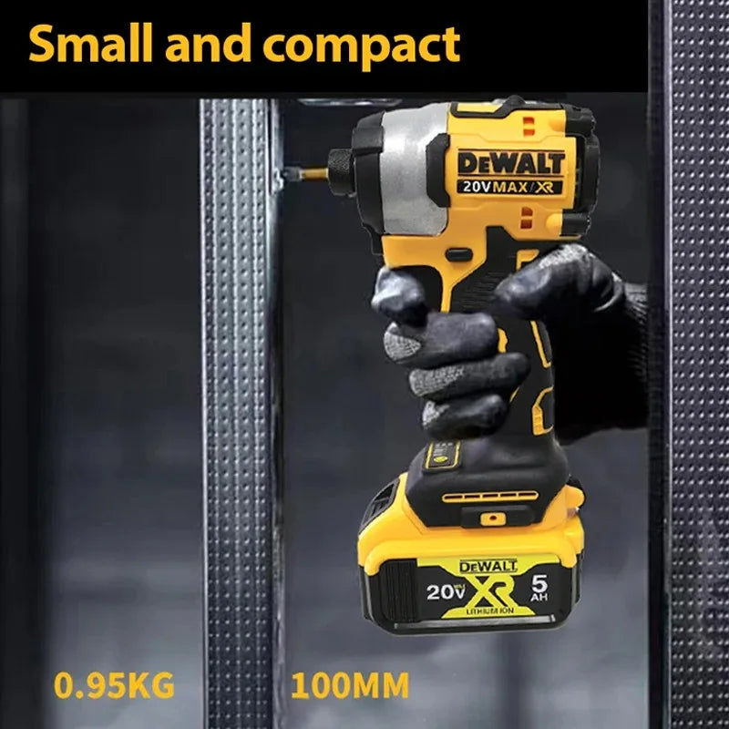 DEWALT DCF850 18V Impact Driver 205NM Brushless Motor Cordless Rechargable Screwdriver Electric Impact Drill Power Tools