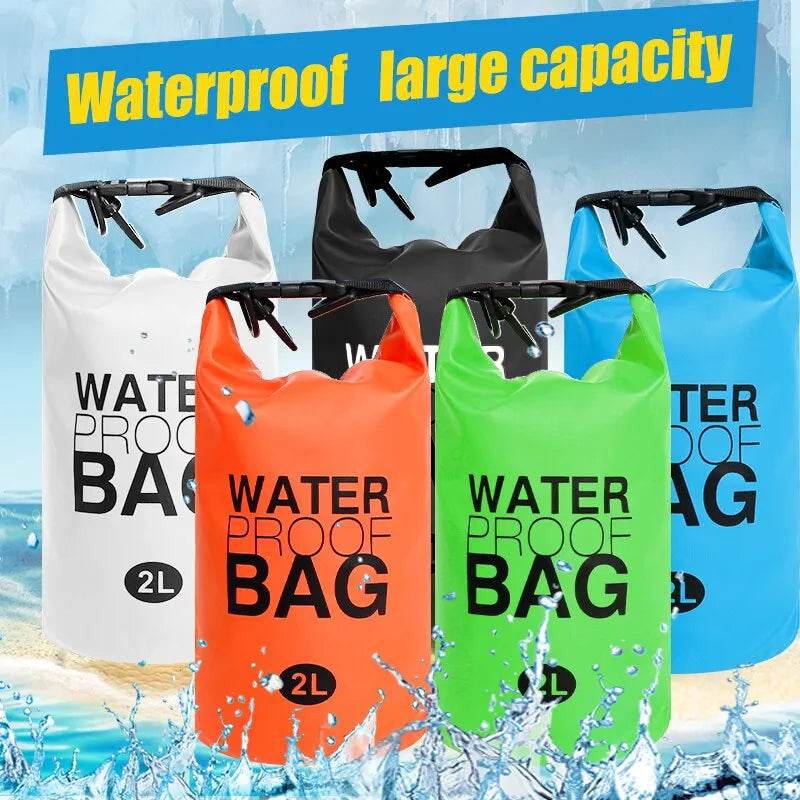 Sac étanche 2 litres - Natation - Kayak - Flottaison - Voile - Canoë - Plongée