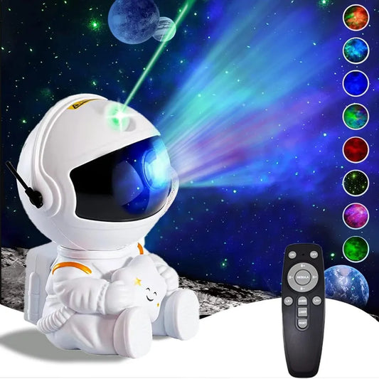 Projecteur étoiles galaxie astronaute lampe LED plafond chambre décor cadeau enfants