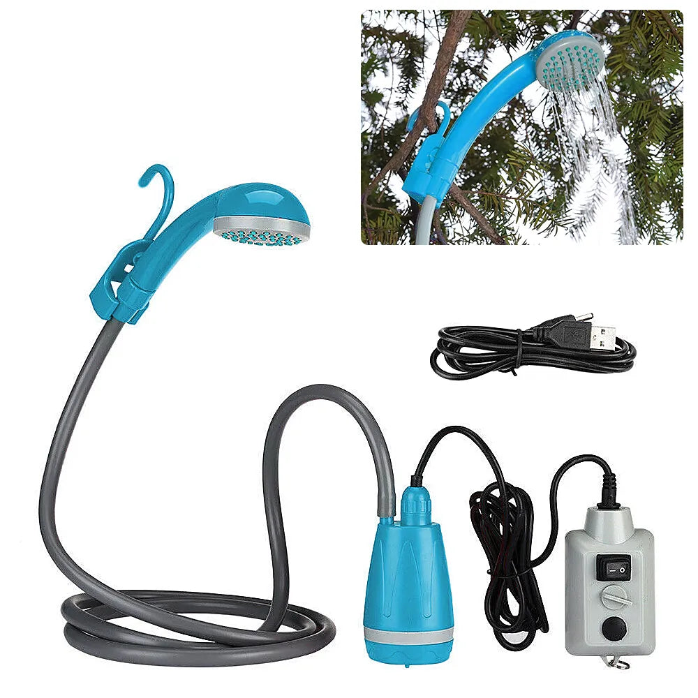 Douche de camping portable pompe rechargeable pour camping, randonnée, plage