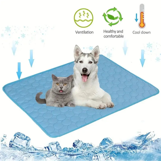 Tapis rafraîchissant chien été. Grand, durable. Accessoire animal, chat, tapis