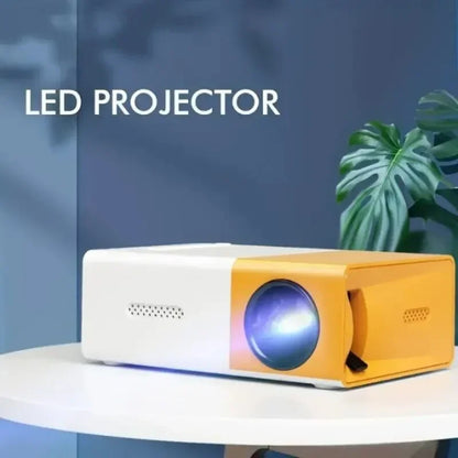 Mini projecteur portable pour home cinéma, TV smart, 3D LED, 4K 1080P via HD.