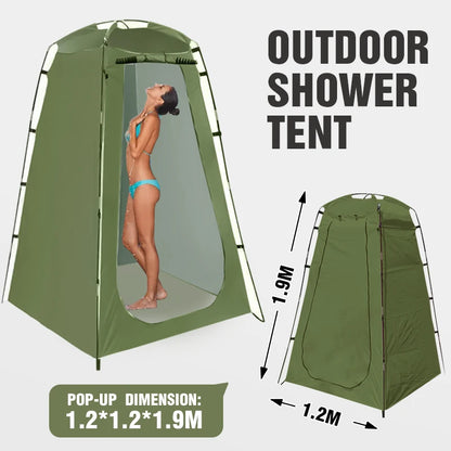 Tente de douche portable, étanche, abri changement extérieur camping, randonnée plage