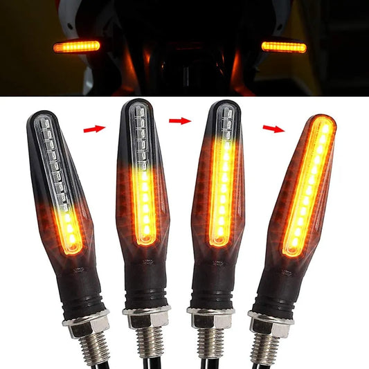 Feux LED moto, clignotants 12V, IP68, étanche, indicateur, accessoires