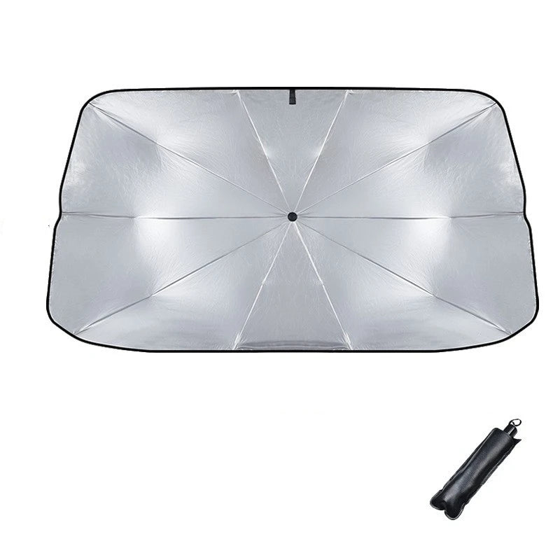 Pare-soleil rétractable pour voiture : protection solaire et isolation thermique pour pare-brise avant