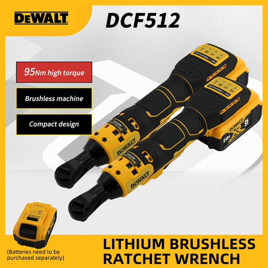 Dewalt Electric Ratchet Wrench DCF512 20V Battery Cordless Driver DCF512 Removal Screw Nut 3/8" Driver Power Tools Impact wrench