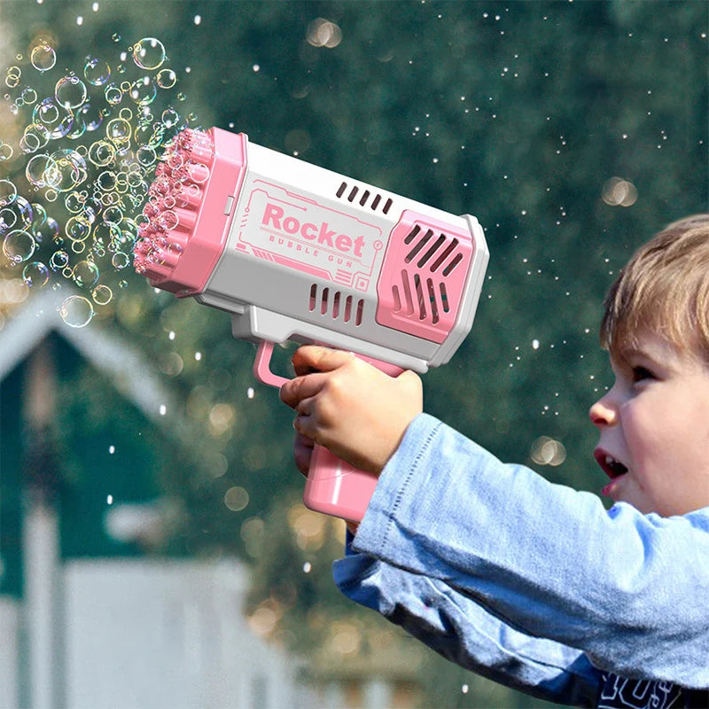 Machine bulles 40 trous. Électrique, sans batterie ni liquide. Jouet pour enfants