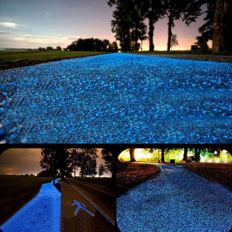 Galets Lumineux Brillants dans le Noir - Décoration Jardin et Aquarium 1000-3000 pcs