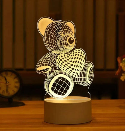 Veilleuse 3D LED Acrylique - GetOrga