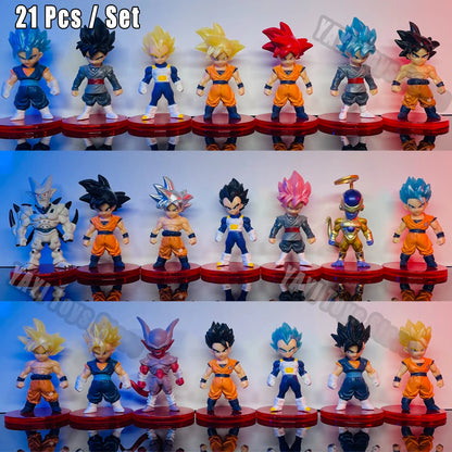 Figurines Dragon Ball Z : Super Saiyan, Goku, Gohan, Vegeta, Broly, Piccolo, Majin Buu, Cadeaux