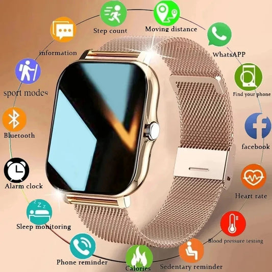 Montre intelligente écran tactile sport fitness appel BT montre 2024 Xiaomi cadeau