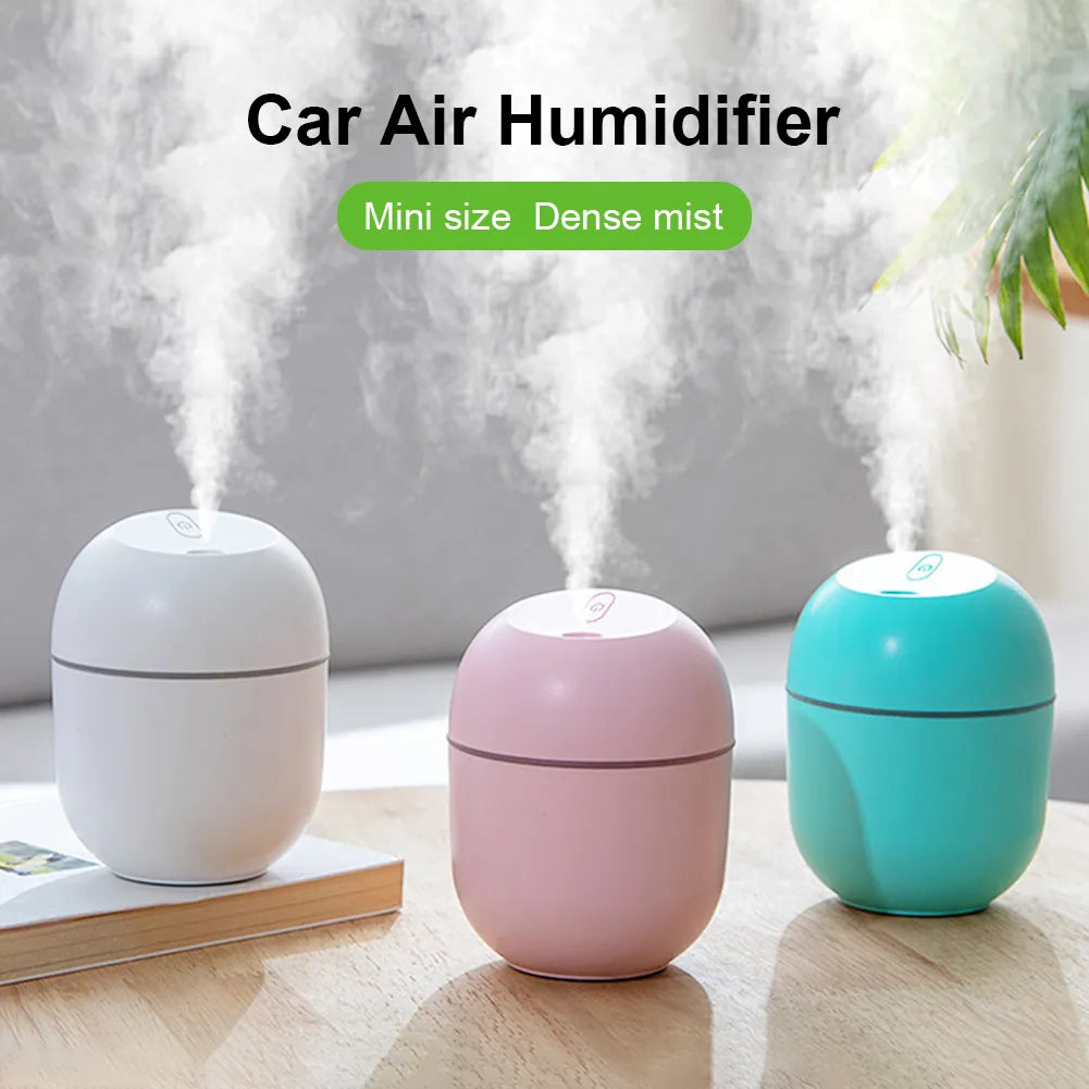 Humidificateur Portable 220ml avec Veilleuse – Compact et Silencieux, veilleuse, dormir