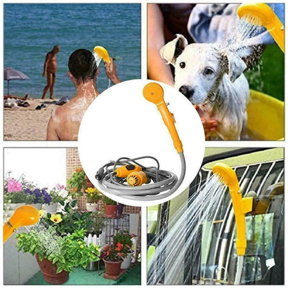 Douche portable pour camping, randonnée, voyage en voiture 12V, bain extérieur, arrosage plantes, lavage auto, bain pour animaux