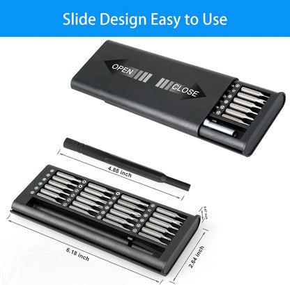 Magnetic Screwdriver Set 25 In 1 Kit Bits Precision Electronics Computer PC Phone Disassembly Multifunctional Maintenance Tool