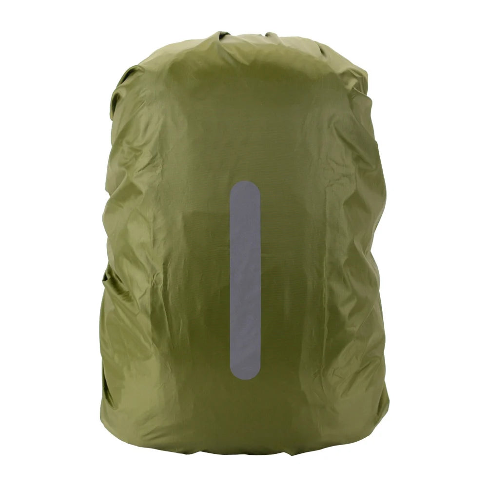 Housse Imperméable Réfléchissante 30-80L Sac à Dos - Sécurité Cyclisme Nocturne Camping