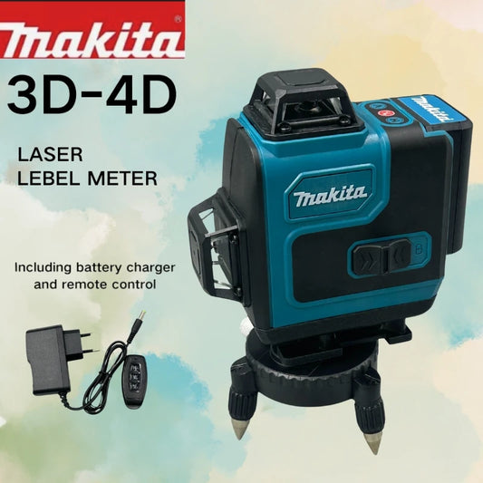 Niveau laser vert 16 lignes haute précision Makita portable 360° construction