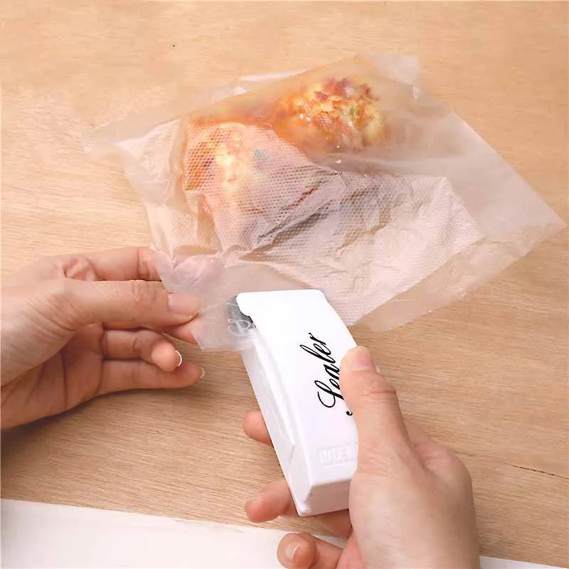 Scelleuse de sacs en plastique pour emballage alimentaire, machine portable pour sceller les sachets