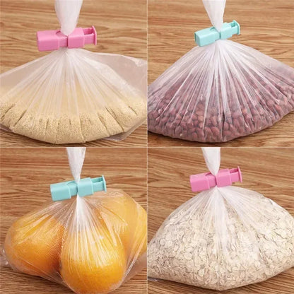 Clips de scellage alimentaire pour sacs de rangement du pain, Pinces à ressort réutilisables pour l'organisation de la cuisine.