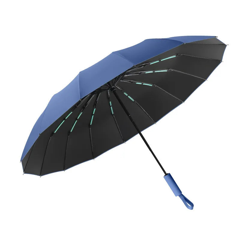 Parapluie automatique renforcé, résistant au vent, Protection contre la pluie et le soleil - Double usage - Résistant aux UV