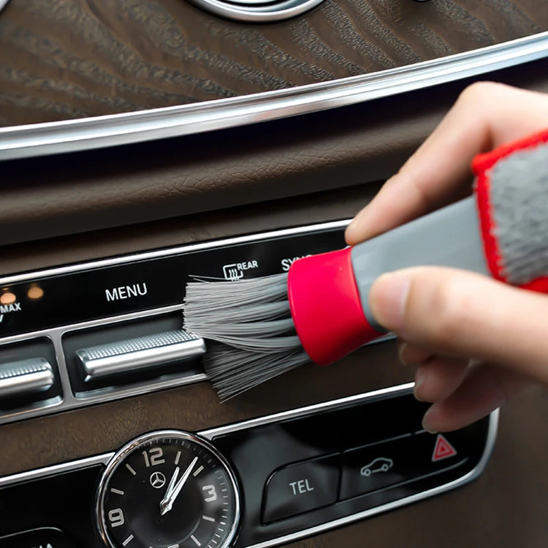 Brosse polyvalente pour nettoyage sortie d'air voiture : accessoire intérieur, dépoussiérage