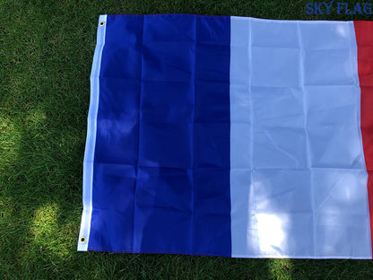 Drapeau Français Original 60 x 90 ou 90 x 150cm. Neuf, France, Euro2024