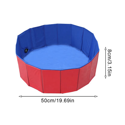 Baignoire pliable chien, portable pour chaton. Intérieur/extérieur. Piscine été, enfant