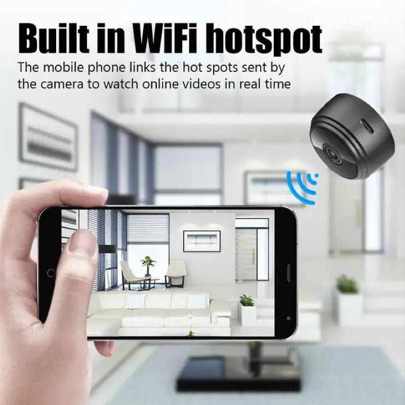 Caméra HD 720P - WiFi - Surveillance mobile - Application à distance - discrète