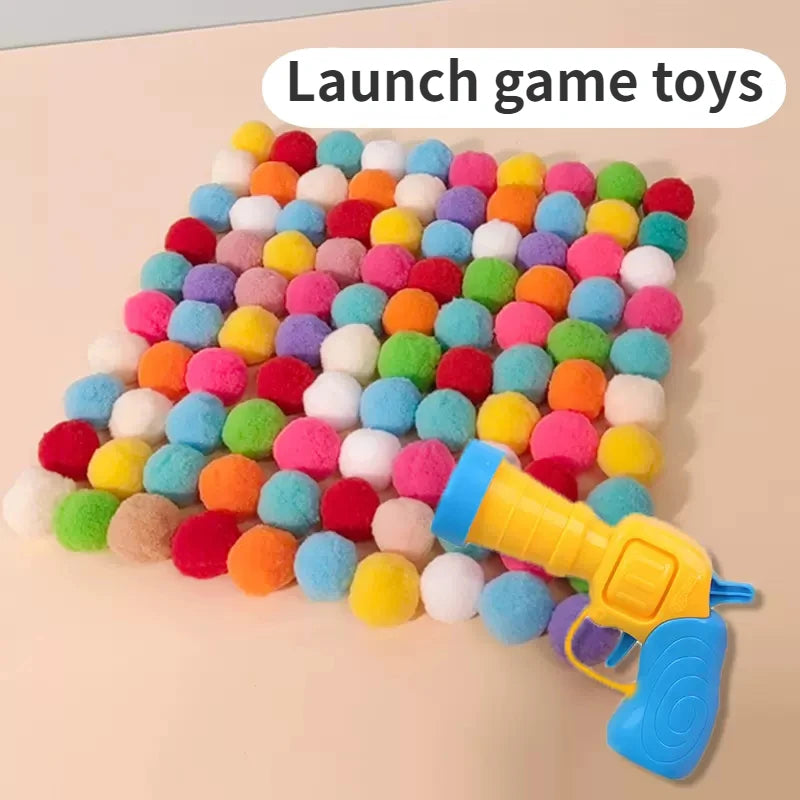 Jouets chats : lancement interactif, créatif, mini pompons, jeux extensibles, balles peluche