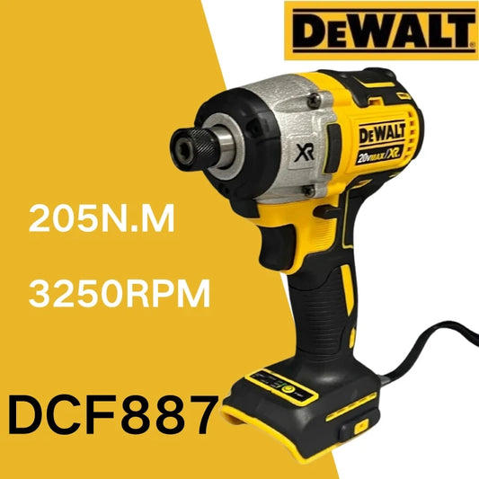 DEWALT DCF887 Electric drill tools Impact driver 20V cordless drill Electric screwdriver Brushless motor Power tool Wireless