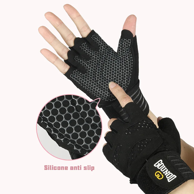 Gants Musculation avec Support Poignet, Antidérapants, sport, fitness, poids