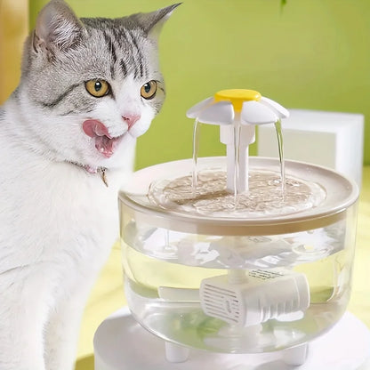 Fontaine à eau automatique chat. Filtre, USB, silencieuse. Distributeur boisson