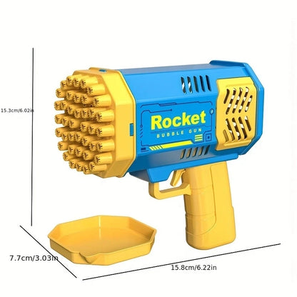 Machine bulles 40 trous. Électrique, sans batterie ni liquide. Jouet pour enfants