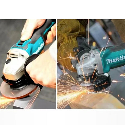 Meuleuse d'angle électrique Makita 18V DGA404, machine de coupe rechargeable