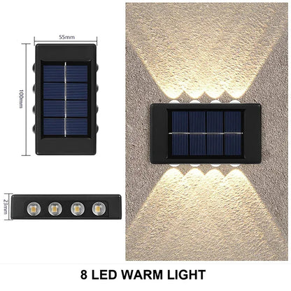 Lampe Solaire Murale Extérieure Étanche - Éclairage Jardin et Décoration