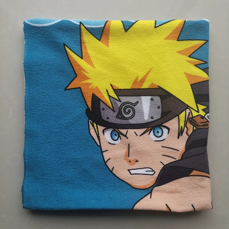 Dragon Ball et Naruto : Serviette de plage microfibre, séchage rapide, légère et douce pour nager.