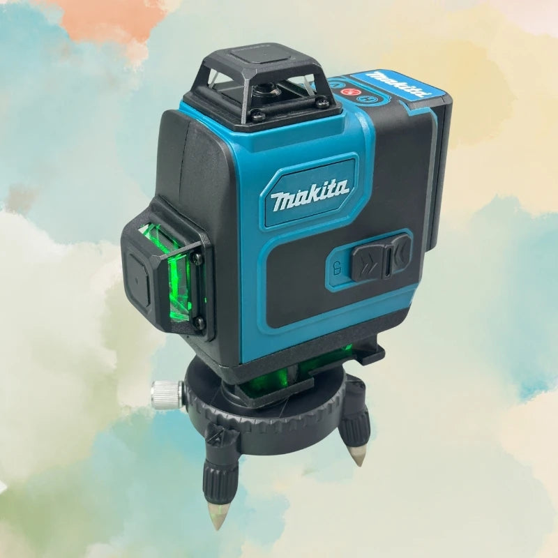 Niveau laser vert 16 lignes haute précision Makita portable 360° construction