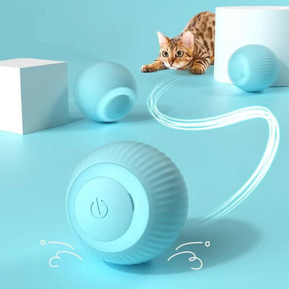 Balle interactive pour chats : Mouvements Automatiques et Recharge Pratique - GetOrga